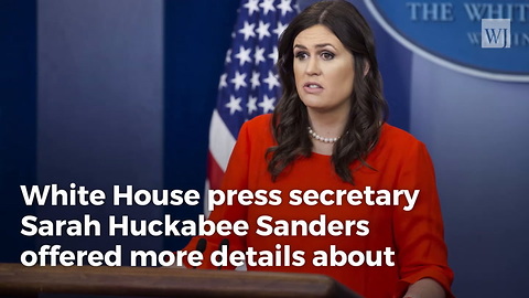 Sarah Sanders Has A Special Message For The Media About Trump’s ‘Fake News’ Awards