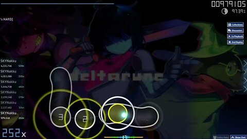 osu! - beatmap Toby Fox - THE WORLD REVOLVING