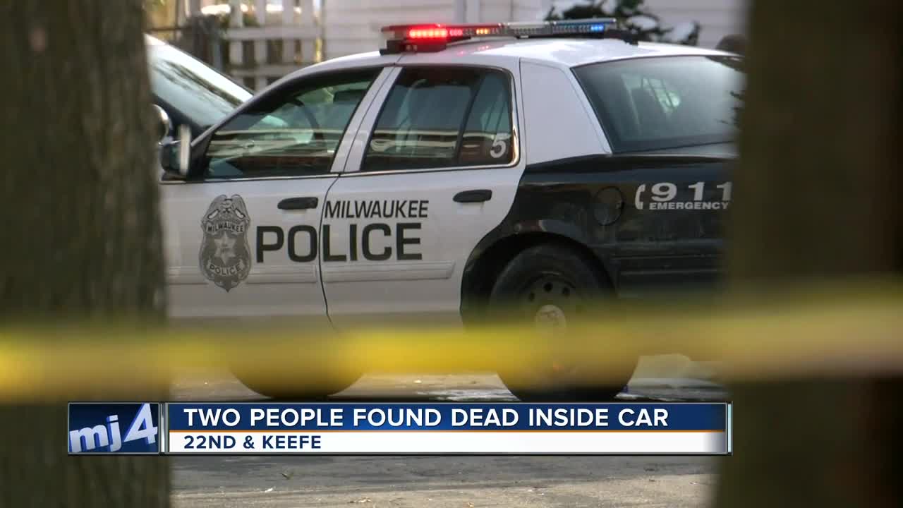 Two people found dead inside car at 22nd & Keefe