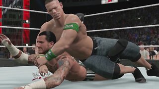 86 WWE Champion CM Punk VS John Cena