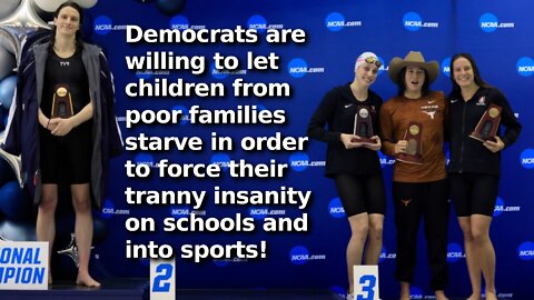 Biden Admin Trying to Use School Lunches to Force Trannies Into Schools Sports! No Joke!