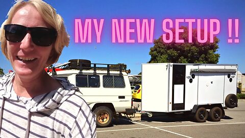 Look What I Just Bought! New Camping Setup - this is my new Caravan and Toy Hauler!