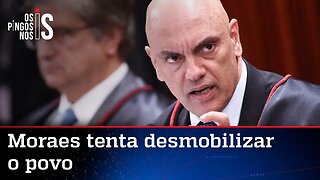 Moraes amplia cerco a manifestantes e bloqueia conta de empresas