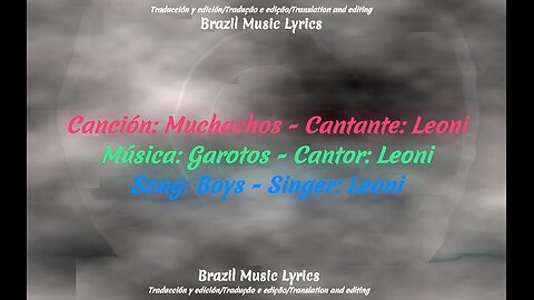 Brazilian Music: Boys - Singer: Leoni