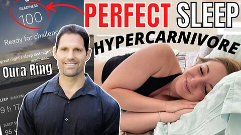 BEST Hyper Carnivore Sleep Routine & How to Fix Your Sleep! (Dr. Dom D'Agostino 100 Oura Ring Score)