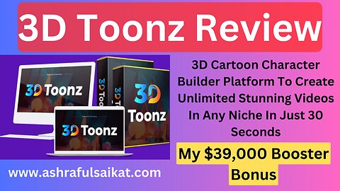 3D Toonz Review - Don't Miss 3D Toonz App & My Bonus
