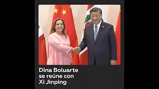 Dina Boluarte sostuvo una reunión con Xi Jinping en el marco de la APEC