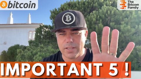 BREAKING!! BITCOIN 5 THINGS TO LOOK AT NOW!!