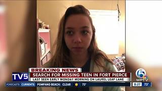 13-year-old girl missing in Fort Pierce