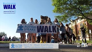 20th annual Autism Speaks Walk in West Palm Beach on March 1