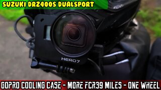 (E27) $16 GoPro COOLING case. More testing the FCR39 carb Last rip to Acme. ONEWHEEL Suzuki DRZ400