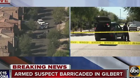 Barricade situation in Gilbert puts two schools on lockdown