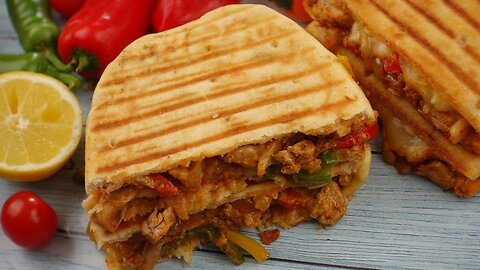 Chicken Panini Sandwich By Ahsmira123