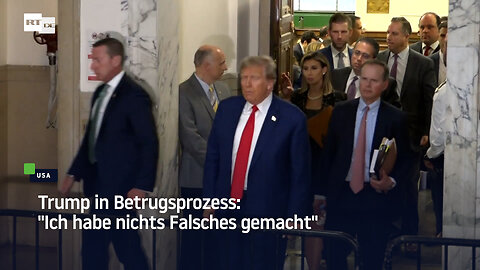 Trump in Betrugsprozess: "Ich habe nichts Falsches gemacht"