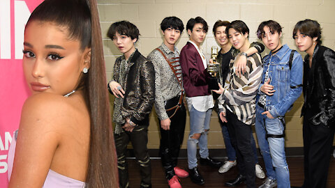 Ariana Grande & BTS Fans Freaking Out Over Rumoured Collaboration!