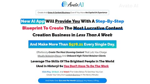 Avato AI Review - AI-Powered Content Creation Solution