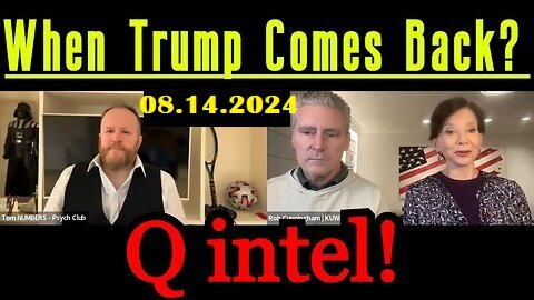 Dr. Jan Halper & Hayes & Q intel Update 08-14-2024 - When Trump Comes Back