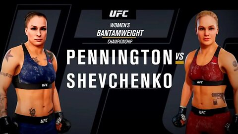 EA Sports UFC 3 Gameplay Valentina Shevchenko vs Raquel Pennington