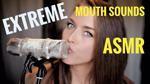ASMR Gina Carla 👄 Ultra Extreme High Sensitive Mouth Sounds! Very Close Up Whispering!