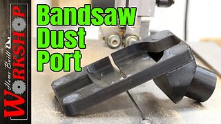 Improving the Dust Collection on my Band Saw | 3D Printed Band Saw Dust Port