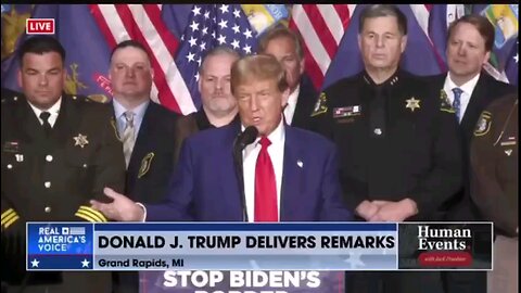 President Trump in Grand Rapids, Michigan - "It’s a Border Bloodbath destroying our country..."