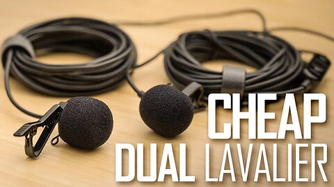 JK Mic-J 700 Dual Lavalier Microphone - Budget Mic for Interviews