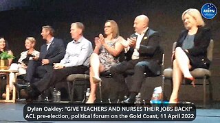 Give Teachers & Nurses Their Jobs Back - Dylan Oakley, 11 April 2022