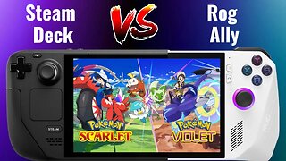 Steam Deck Vs ROG Ally | Pokémon Scarlet and Violet | Yuzu EA 3709