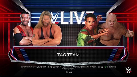 WWE 2k24 Scott Hall & Kevin Nash vs Ricky Steamboat & George Steele