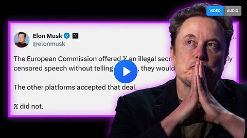 Elon Musk Exposes Secret Illegal Global Censorship System