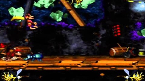 Donkey Kong Country 2 Walkthrough Part 17: Pushy Places