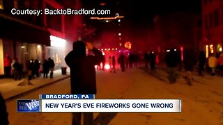 Caught on Camera: Bradford fireworks display goes wild