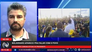 URGENTE Bolsonaro aparece pra falar com o povo