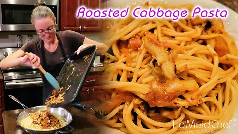 Roasted Cabbage Pasta | Dining In With Danielle