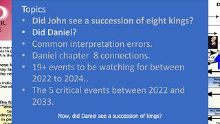 Bible Signs Happening - Daniel chapter 11 part 1