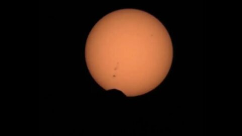 How NASA Captured Stunning Video of Solar Eclipse On Mars?Solar Eclipse On Mars|Latest Video of Mars