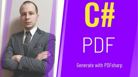 How to Generate PDF in C# (.NET 5) using PDFsharp