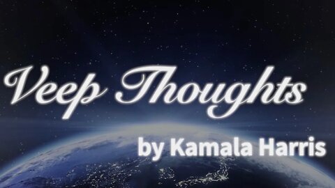 Veep Thoughts by Kamala Harris: Space #shorts