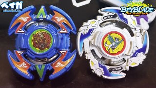 COMPANHEIROS E RIVAIS! DRANZER V2 .0C.Rb' vs WOLBORG .8.Br' - Beyblade Burst ベイブレードバースト