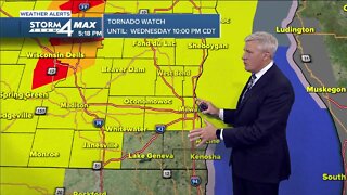 Tornado Watch in effect for most of southeast Wisconsin