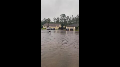 Flooding in East Orlando | Video Credit: Aaron Pullin