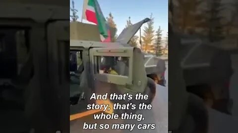 Chechen Fighters Trophies From Lisichansk, Including An American HMMWV Armored Humvee Pt.1