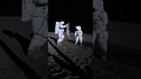 Som ET - 45 - Moon - Apollo 14 - U.S. Flag on the Moon #Shorts