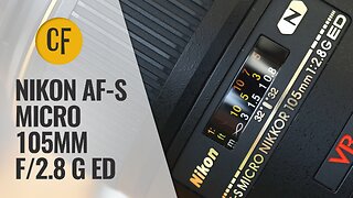 Nikon AF-S Micro 105mm f/2.8 G ED lens review with samples