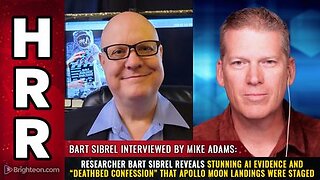 Bart Sibrel Reveals AI evidence and “Deathbed Confession” that Apollo moon landings were STAGED
