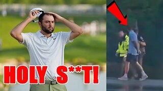 One man DEAD at PGA Championship! World No 1 golfer Scottie Scheffler ARRESTED in INSANE video!