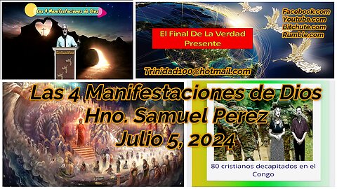 Las 4 manifestaciones de Dios