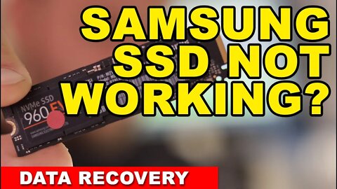 Samsung EVO 960 not responding or showing up