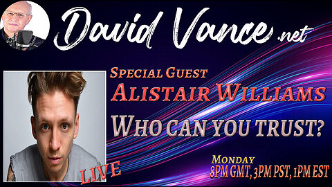 Monday Night LIVE with Alistair Williams!