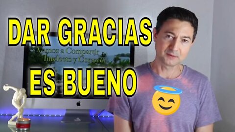 Es bueno dar gracias, hace bien 😊 😉